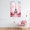 Stupell Industries Blush Watercolor Eiffel Tower Canvas, design by Creative Studio